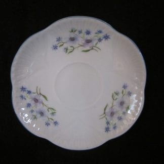Shelley Blue Rock Demi-Tasse Saucer Only