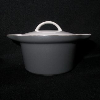 Royal Doulton Bread Street Grey Covered Casserole - Individual
