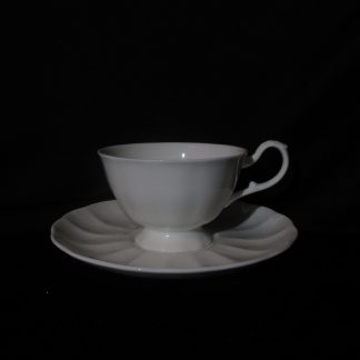 Mikasa Cameo White Cup & Saucer
