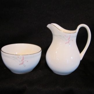 Royal Doulton Carnation H5084 AD Cream & Sugar