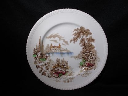 Johnson Brothers Castle On The Lake Dinner Plate