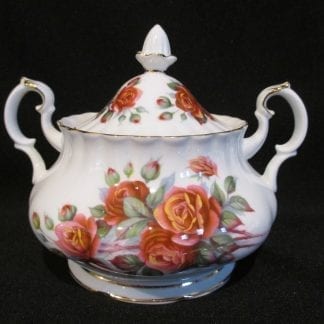 Royal Albert Centennial Rose Covered Sugar