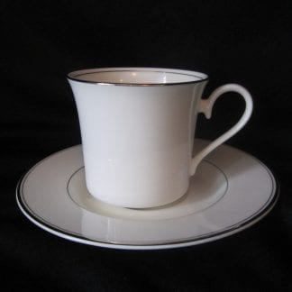 Mikasa Century Platinum CAR45 Cup & Saucer NEW