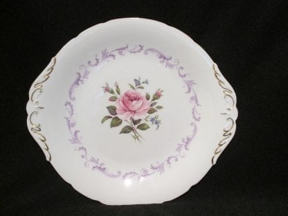 Paragon Century Rose Handled Cake Plate