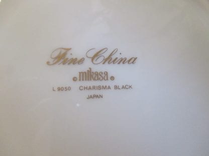 Mikasa Charisma Black L9050 Rim Soup Bowl - Image 2