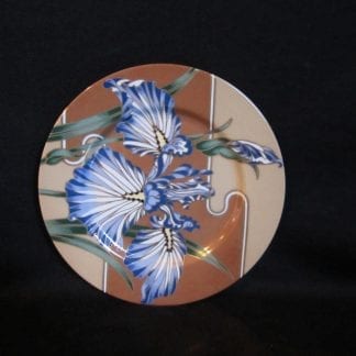 Fitz & Floyd Cloisonne Iris Dessert Plate