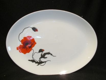 Wedgwood Cornpoppy C2178 Oval Platter - 13 inch