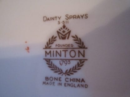 Minton Dainty Sprays S511 Rim Soup Bowl - Image 2
