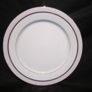 Noritake Damask Platinum 4284 Dinner Plate NEW