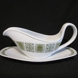 Spode Dauphine Gravy Boat & Stand