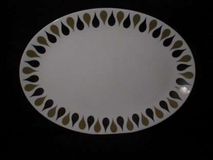 Susie Cooper Diablo C2150 Oval Platter - 14 inch