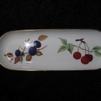 Royal Worcester Evesham Gold Mint Tray