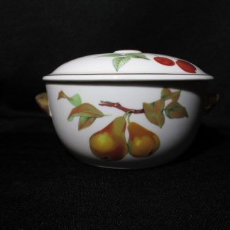 Royal Worcester Evesham Gold Covered Casserole - Small