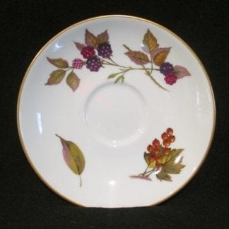Royal Worcester Evesham Gold Saucer Only