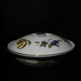 Royal Worcester Evesham Gold Low Covered Casserole - No Handles