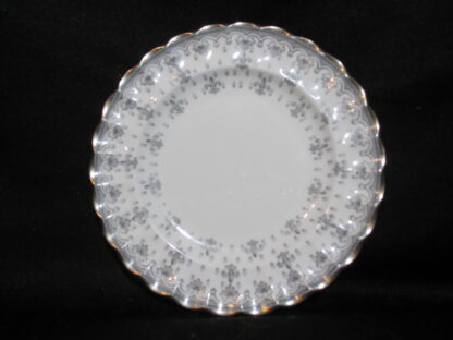 Spode Fleur de Lys Grey Bread & Butter Plate