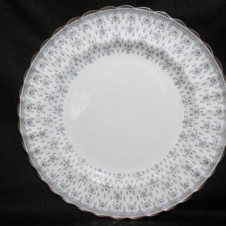 Spode Fleur de Lys Grey Dinner Plate