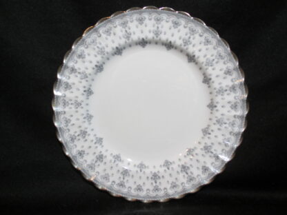 Spode Fleur de Lys Grey Salad Plate