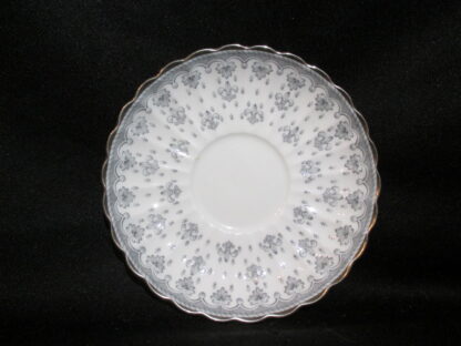 Spode Fleur de Lys Grey Saucer Only