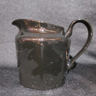 Fitz & Floyd Total Color Black Octagonal Creamer