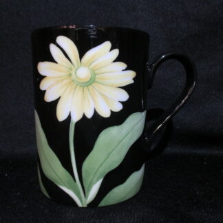 Fitz & Floyd Fleurs de Minuit Daisy Coffee Mug