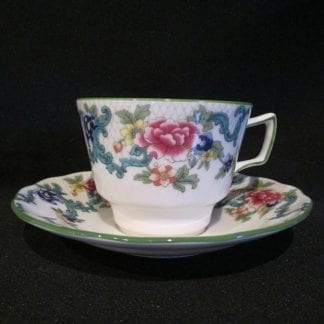 Royal Doulton Floradora Green TC1194 Cup & Saucer