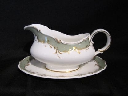 Royal Doulton Fontainebleau H4978 Gravy Boat & Stand