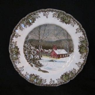 Johnson Brothers Friendly Village Dinner Plate - The School House