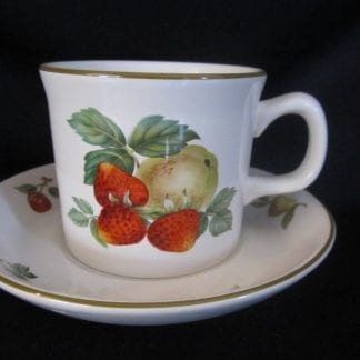 Wedgwood Fruit Sprays Cup & Saucer