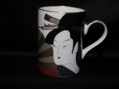 Fitz & Floyd Geisha Coffee Mug