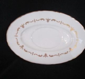 Royal Worcester Gold Chantilly Gravy Stand Only