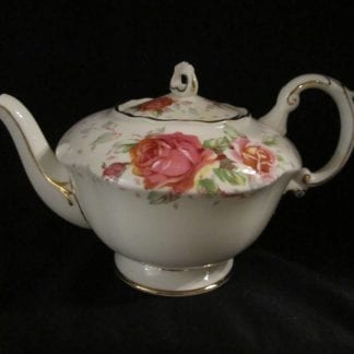Paragon Golden Emblem White Teapot Base Only