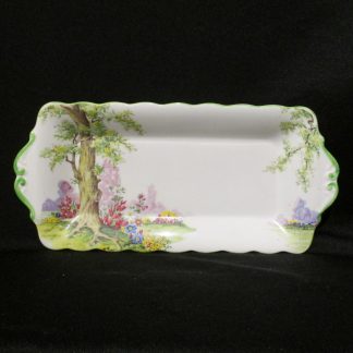 Royal Albert Greenwood Tree Green Sandwich Tray - Small