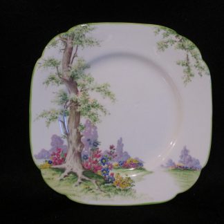 Royal Albert Greenwood Tree Green Bread & Butter Plate