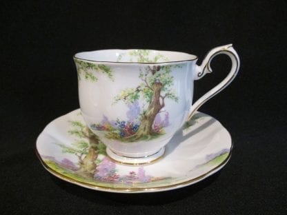 Royal Albert Greenwood Tree Gold Cup & Saucer
