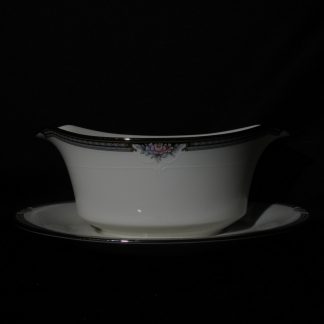 Noritake Halifax 7729 Gravy Boat On Fixed Stand