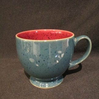 Denby Harlequin Original Teacup Only Red Green