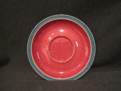 Denby Harlequin Original Saucer Only Green Red