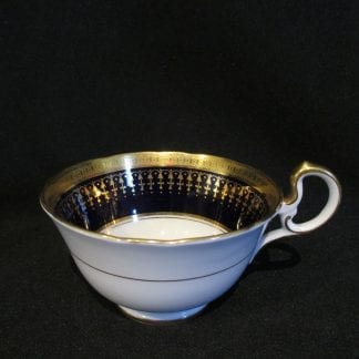 Aynsley Hertford Cobalt Scalloped Teacup Only