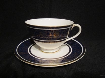 Royal Doulton Imperial Blue H4996 Coupe Cup & Saucer
