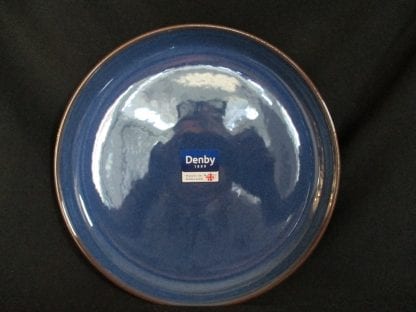 Denby Imperial Blue Kitchen Coupe Dinner Plate NEW