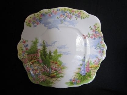 Royal Albert Kentish Rockery Handled Cake Plate