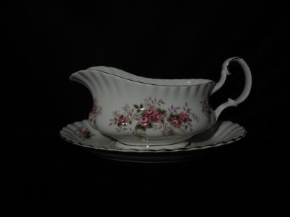Royal Albert Lavender Rose Gravy Boat & Stand
