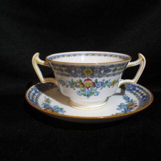 Minton Luxor Boullion Bowl & Saucer