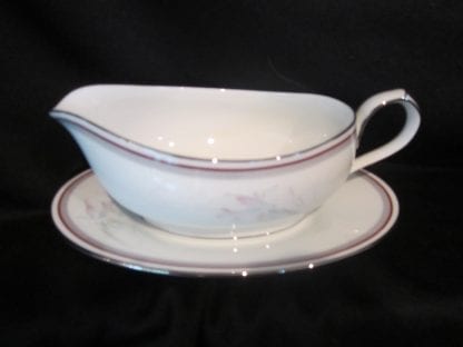 Noritake Malverne 3501 Gravy Boat & Stand