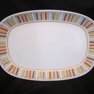 Noritake Mardi Gras 9019 Oval Platter - 14 inch