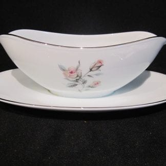 Noritake Margot 5605 Gravy Boat On Fixed Stand