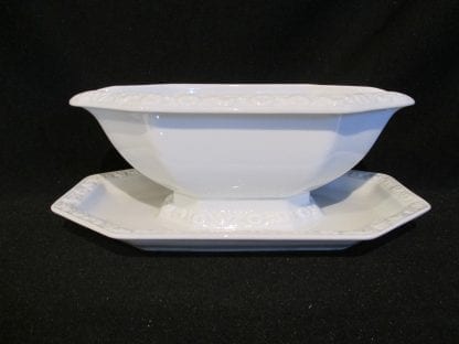 Rosenthal Maria White or Weiss Gravy Boat On Fixed Stand