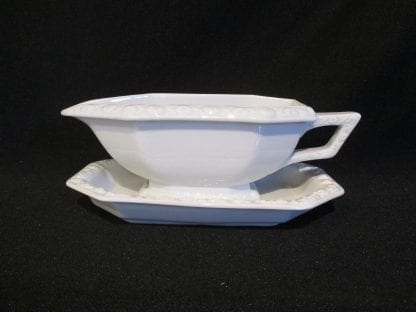 Rosenthal Maria White or Weiss Sauce Boat & Stand