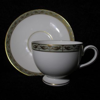 Wedgwood Marina Green Cup & Saucer